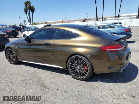 2017 Mercedes-Benz C 63 S AMG with VIN WDDWJ8HBXHF503674, listed as a Copart auction lot 68567474 with 45,088 mi miles and Clean Title. Bid and sale history available at carsss.com. Image 2.