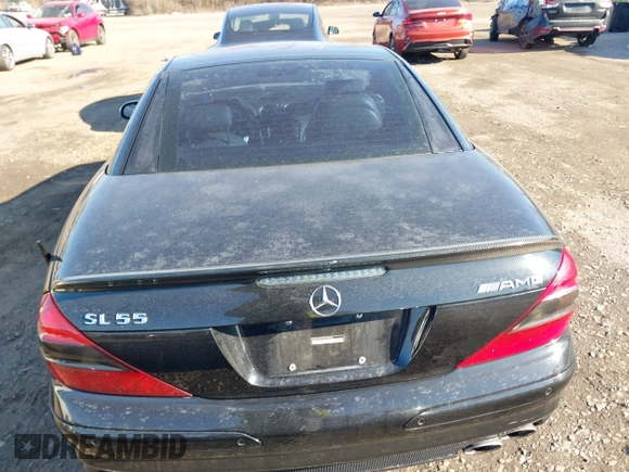2005 Mercedes-Benz SL 55 AMG with VIN WDBSK74F75F099722, listed as a IAAI auction lot 41308261 with 60,134 mi miles and . Bid and sale history available at DreamBid. Image 16.