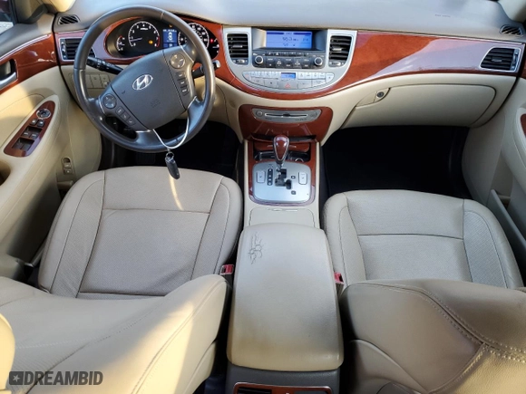 2012 Hyundai Genesis 3.8L with VIN KMHGC4DD1CU188403, listed as a Copart auction lot 86580714 with NaN miles and Salvage Title. Bid and sale history available at carsss.com. Image 8.