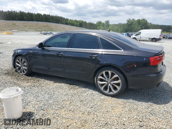2013 Audi A6 Premium Plus with VIN WAUGGAFCXDN103742, listed as a Copart auction lot 54901795 with 122,795 mi miles and Clean title. Bid and sale history available at DreamBid. Image 2.