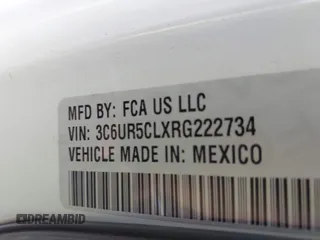 2024 Ram 2500 Tradesman with VIN 3C6UR5CLXRG222734, listed as a IAAI auction lot 41689397 with 4,685 mi miles and . Bid and sale history available at DreamBid. Image 9.