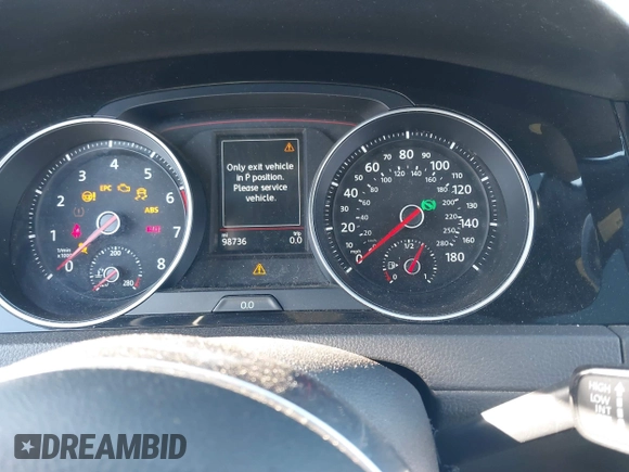 2019 Volkswagen GTI S z VIN 3VW6T7AU9KM004055, wystawiony jako IAAI lot #40987363 z przebiegiem 98 736 mil mil oraz . Historia ofert i sprzedaży dostępna na DreamBid. Obrazek 7.