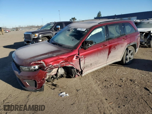 2024 Jeep Grand Cherokee Altitude X with VIN 1C4RJHAG3RC166409, listed as a Copart auction lot 87706675 with 6,441 mi miles and Salvage title. Bid and sale history available at DreamBid. Image 1.