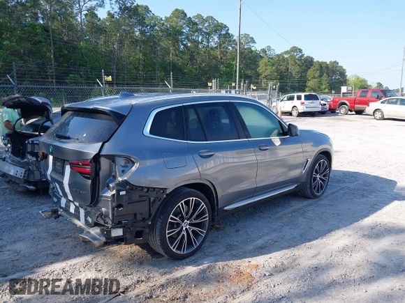 2023 BMW X3 sDrive30i z VIN 5UX43DP00P9S59680, wystawiony jako IAAI lot #42018453 z przebiegiem Nie podano mil oraz . Historia ofert i sprzedaży dostępna na DreamBid. Obrazek 4.