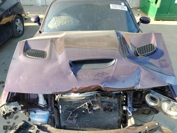 2021 Dodge Challenger R/T Scat Pack with VIN 2C3CDZFJ0MH627762, listed as a Copart auction lot 43417505 with 49,501 mi miles and Salvage Title. Bid and sale history available at carsss.com. Image 11.