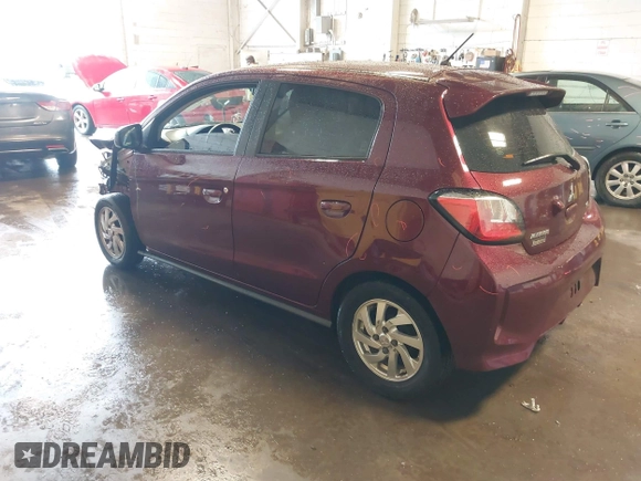 2021 Mitsubishi Mirage ES z VIN ML32AUHJXMH002228, wystawiony jako IAAI lot #42236221 z przebiegiem 43 383 mil mil oraz . Historia ofert i sprzedaży dostępna na DreamBid. Obrazek 3.