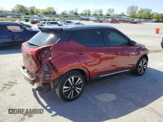 2018 Nissan Kicks SV with VIN 3N1CP5CUXJL543867, listed as a Copart auction lot 53155155 with 85,441 mi miles and Salvage title. Bid and sale history available at DreamBid. Image 3.