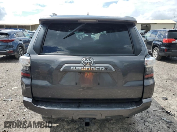 2021 Toyota 4Runner SR5 with VIN JTEEU5JR2M5230017, listed as a Copart auction lot 56715035 with 73,439 mi miles and Salvage title. Bid and sale history available at DreamBid. Image 6.