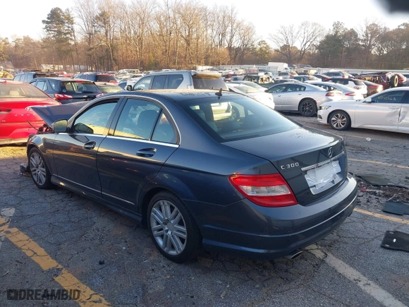 2009 Mercedes-Benz C-Class 3.0L Sport with VIN WDDGF54X89R072872, listed as a IAAI auction lot 41252464 with 1 mi miles. Bid and sale history available at carsss.com. Image 3.