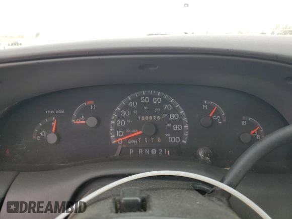 1998 Ford F-150 with VIN 1FTZF1725WKB16536, listed as a Copart auction lot 51173615 with 150,676 mi miles and Clean title. Bid and sale history available at DreamBid. Image 9.