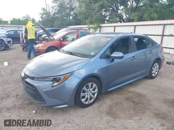 2024 Toyota Corolla LE with VIN 5YFB4MDE5RP155446, listed as a IAAI auction lot 42096593 with 28,953 mi miles. Bid and sale history available at carsss.com. Image 2.