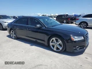 2018 Audi A8 z VIN WAU44AFD0JN000880, wystawiony jako Copart lot #54751235 z przebiegiem 76 161 mil mil oraz Szkody całkowita. Historia ofert i sprzedaży dostępna na DreamBid. Obrazek 4.