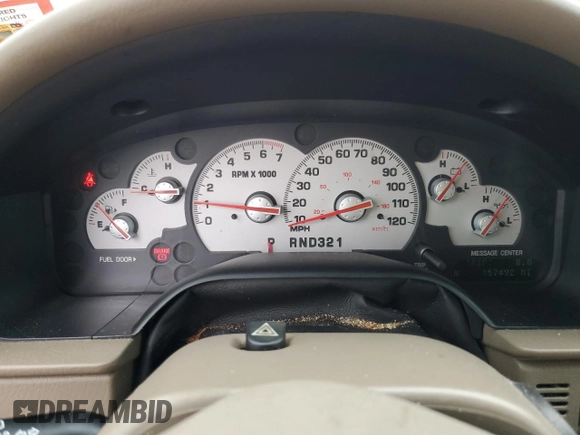 2002 Mercury Mountaineer z VIN 4M2ZU86W82UJ34069, wystawiony jako Copart lot #55499815 z przebiegiem 157 492 mil mil oraz Szkody całkowita. Historia ofert i sprzedaży dostępna na DreamBid. Obrazek 9.