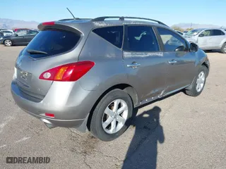 2010 Nissan Murano S with VIN JN8AZ1MU7AW010637, listed as a IAAI auction lot 41847060 with 134,386 mi miles. Bid and sale history available at carsss.com. Image 4.