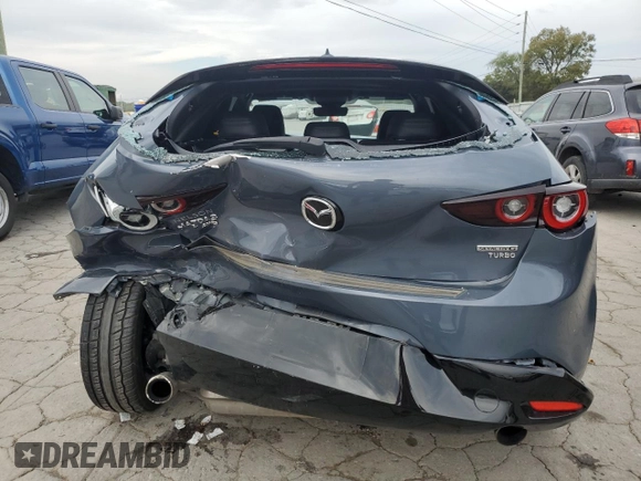 2023 Mazda 3 2.5 Turbo with VIN JM1BPBJY9P1612271, listed as a Copart auction lot 72905584 with 19,544 mi miles and Salvage title. Bid and sale history available at DreamBid. Image 6.