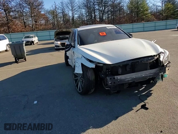2014 Infiniti Q50 Sport with VIN JN1BV7AP7EM689505, listed as a Copart auction lot 80259044 with Not Provided miles and Salvage Title. Bid and sale history available at DreamBid. Image 11.