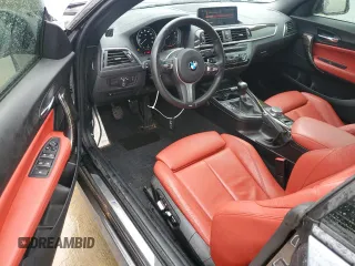 2018 BMW 2 Series M240i with VIN WBA2N1C54JVC28823, listed as a Copart auction lot 89012725 with 81,576 mi miles and Salvage Title. Bid and sale history available at carsss.com. Image 8.