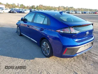 2021 Hyundai Ioniq SE with VIN KMHC65LD8MU252578, listed as a IAAI auction lot 40965612 with 25,384 mi miles and . Bid and sale history available at DreamBid. Image 3.