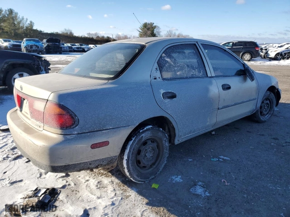 1997 Mazda Protege DX with VIN JM1BC1413V0162950, listed as a Copart auction lot 45986535 with 0 mi miles and Salvage Title. Bid and sale history available at carsss.com. Image 3.