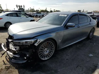 2022 BMW 7 Series with VIN WBA7U2C10NCJ03859, listed as a Copart auction lot 43547095 with 29,516 mi miles and Salvage title. Bid and sale history available at DreamBid. Image 1.