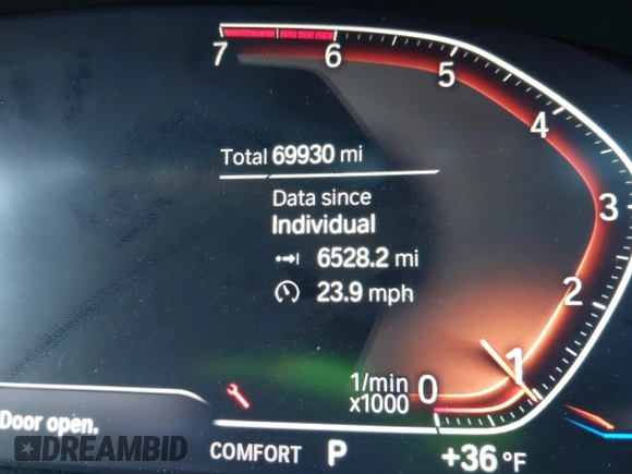 2021 BMW X3 sDrive30i with VIN 5UXTY3C05M9E58137, listed as a IAAI auction lot 41731509 with 69,931 mi miles and . Bid and sale history available at DreamBid. Image 15.