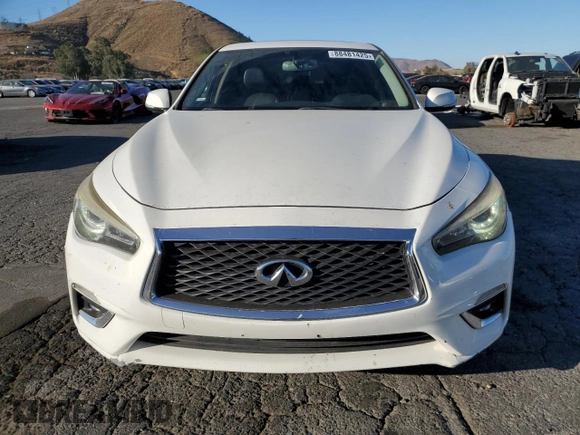 2018 Infiniti Q50 Luxe with VIN JN1EV7AP0JM363553, listed as a Copart auction lot 88481425 with 152,164 mi miles and Salvage Title. Bid and sale history available at DreamBid. Image 5.