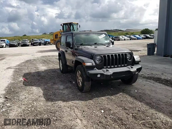 2020 Jeep Wrangler Sport with VIN 1C4GJXAG7LW274054, listed as a Copart auction lot 59922124 with 39,652 mi miles and Salvage title. Bid and sale history available at DreamBid. Image 11.
