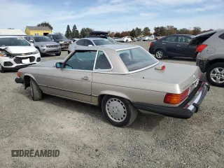 1986 Mercedes-Benz 560 SL with VIN WDBBA48D7GA038817, listed as a Copart auction lot 78922974 with 54,926 mi miles and Clean Title. Bid and sale history available at DreamBid. Image 2.
