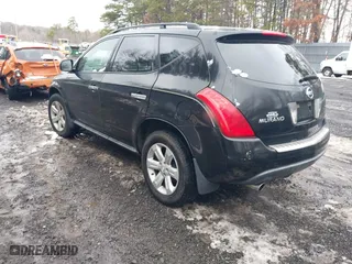 2007 Nissan Murano SL with VIN JN8AZ08T57W505424, listed as a IAAI auction lot 41560010 with 173,112 mi miles. Bid and sale history available at carsss.com. Image 3.