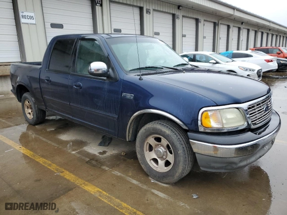 2002 Ford F-150 XLT with VIN 1FTRW07L92KB71164, listed as a Copart auction lot 44302475 with 0 mi miles and Clean Title. Bid and sale history available at carsss.com. Image 4.