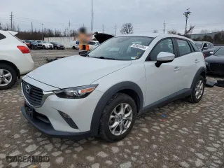 2018 Mazda CX-3 Sport with VIN JM1DKFB74J0318410, listed as a Copart auction lot 83656364 with 87,853 mi miles and Salvage Title. Bid and sale history available at carsss.com. Image 1.