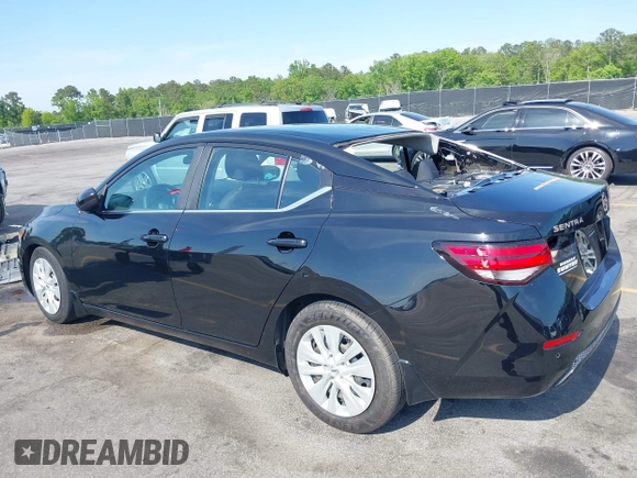 2020 Nissan Sentra S with VIN 3N1AB8BV4LY205923, listed as a IAAI auction lot 42060259 with 49,412 mi miles. Bid and sale history available at carsss.com. Image 3.