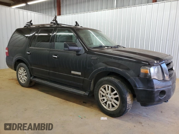 2007 Ford Expedition Limited with VIN 1FMFU20577LA04220, listed as a Copart auction lot 46858575 with Not provided miles and Clean title. Bid and sale history available at DreamBid. Image 4.