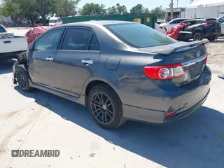 2011 Toyota Corolla L with VIN 2T1BU4EE8BC667772, listed as a IAAI auction lot 41960526 with 219,911 mi miles. Bid and sale history available at carsss.com. Image 3.