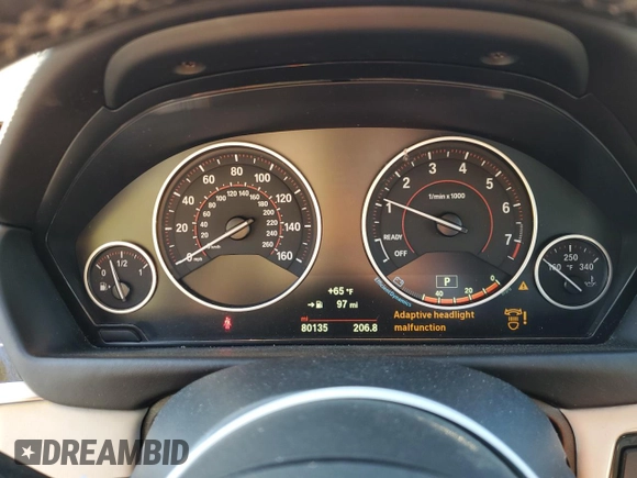 2018 BMW 4 Series 440i xDrive z VIN WBA4W9C54JAF93952, wystawiony jako Copart lot #75808484 z przebiegiem 80 135 mil mil oraz Szkoda całkowita • Salvage title. Historia ofert i sprzedaży dostępna na DreamBid. Obrazek 9.