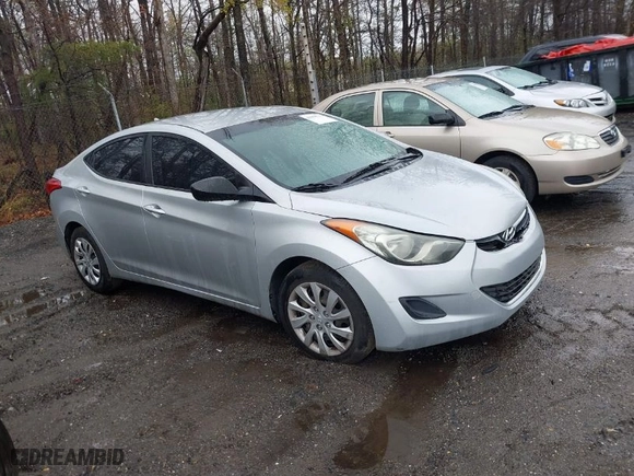 2011 Hyundai Elantra GLS PZEV with VIN 5NPDH4AE9BH027439, listed as a IAAI auction lot 41958232 with 1 mi miles. Bid and sale history available at carsss.com. Image 1.