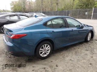 2025 Toyota Camry LE with VIN 4T1DAACK8SU558316, listed as a Copart auction lot 53994435 with 12,327 mi miles and Non Repairable. Bid and sale history available at DreamBid. Image 3.