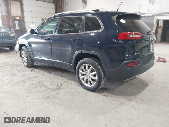2015 Jeep Cherokee Limited with VIN 1C4PJMDB4FW775065, listed as a IAAI auction lot 42044247 with 125,131 mi miles and . Bid and sale history available at DreamBid. Image 3.
