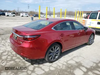 2021 Mazda 6 Grand Touring with VIN JM1GL1TYXM1615197, listed as a Copart auction lot 51065135 with 21,939 mi miles and Salvage Title. Bid and sale history available at carsss.com. Image 3.