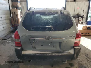 2007 Hyundai Tucson SE with VIN KM8JN12D87U574775, listed as a Copart auction lot 88897225 with 110,598 mi miles and Salvage Title. Bid and sale history available at carsss.com. Image 6.