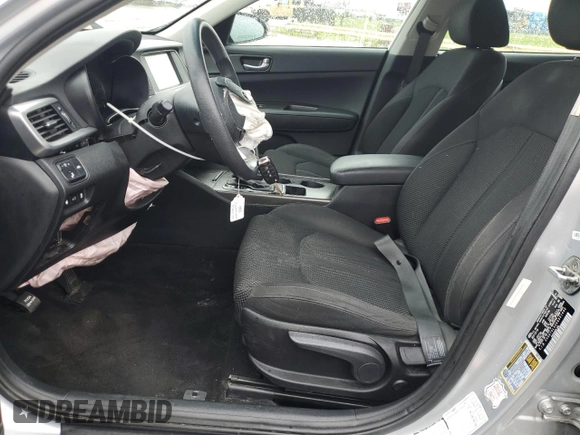 2019 Kia Optima LX with VIN 5XXGT4L32KG331490, listed as a Copart auction lot 55242975 with 104,500 mi miles and Clean title. Bid and sale history available at DreamBid. Image 7.