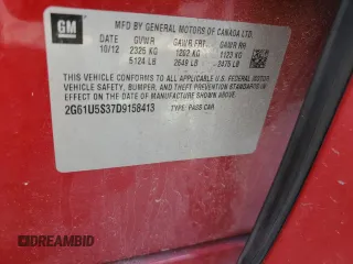 2013 Cadillac XTS Platinum z VIN 2G61U5S37D9158413, wystawiony jako Copart lot #48701605 z przebiegiem 45 597 mil mil oraz Szkoda całkowita • Salvage title. Historia ofert i sprzedaży dostępna na DreamBid. Obrazek 12.