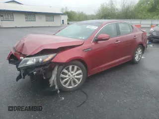 2015 Kia Optima EX with VIN 5XXGN4A70FG371167, listed as a Copart auction lot 55668715 with 110,096 mi miles and Salvage Title. Bid and sale history available at DreamBid. Image 1.