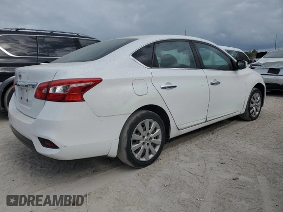 2018 Nissan Sentra S with VIN 3N1AB7AP0JY319301, listed as a Copart auction lot 55420045 with 35,761 mi miles and Salvage Title. Bid and sale history available at DreamBid. Image 3.