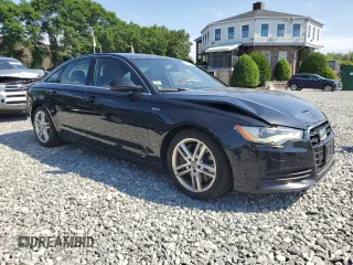 2012 Audi A6 Premium Plus with VIN WAUGGAFC1CN131881, listed as a Copart auction lot 62685825 with 158,702 mi miles and Clean title. Bid and sale history available at DreamBid. Image 4.