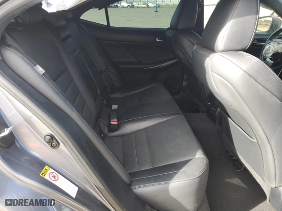 2015 Lexus IS 250 with VIN JTHBF1D22F5070912, listed as a Copart auction lot 47606835 with 61,368 mi miles and Salvage Title. Bid and sale history available at carsss.com. Image 10.