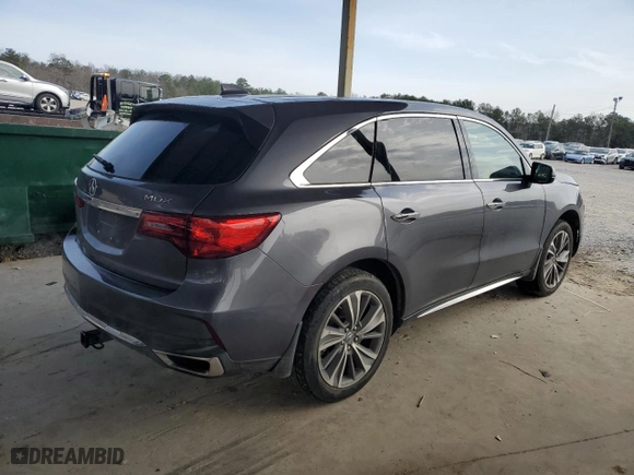 2017 Acura MDX w/Technology Pkg with VIN 5FRYD3H5XHB012595, listed as a Copart auction lot 48132595 with 130,782 mi miles and Salvage Title. Bid and sale history available at carsss.com. Image 3.