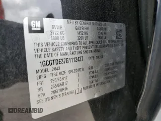 2016 Chevrolet Colorado 4WD Z71 z VIN 1GCGTDE37G1112427, wystawiony jako Copart lot #70180404 z przebiegiem Nie podano mil oraz Szkoda całkowita • Salvage title. Historia ofert i sprzedaży dostępna na DreamBid. Obrazek 15.