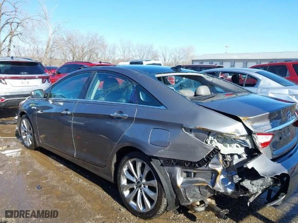 2012 Hyundai Sonata 2.0T SE with VIN 5NPEC4ABXCH411840, listed as a IAAI auction lot 41423420 with 161,181 mi miles. Bid and sale history available at carsss.com. Image 6.