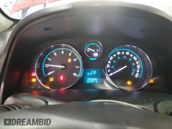 2013 Chevrolet Captiva Sport LT with VIN 3GNAL3EK8DS609088, listed as a Copart auction lot 47455645 with 210,097 mi miles and Salvage Title. Bid and sale history available at carsss.com. Image 9.